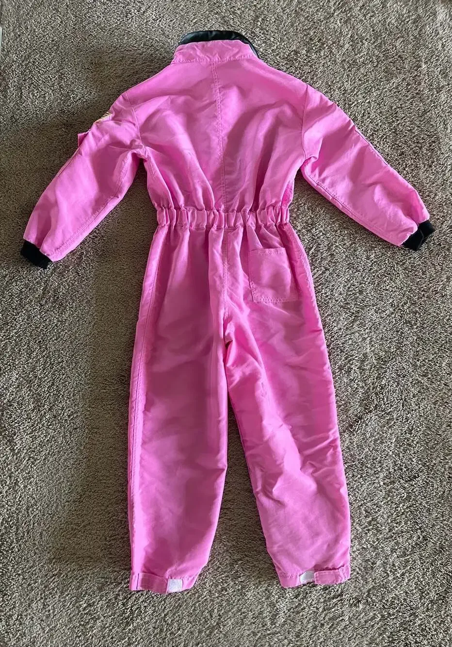 Aeromax Pink NASA Commander Astronaut Space Flight Suit Costume Kids Size 8-10